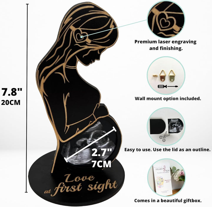 Cadre Photo Grossesse Femme Enceinte