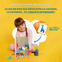 Illumikids – Puzzle Éducatif Vertical en Bois | Inspiré de la Méthode Montessori