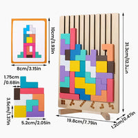 Illumikids – Puzzle Éducatif Vertical en Bois | Inspiré de la Méthode Montessori
